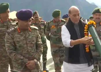 ‘Country is in safe hands’: Rajnath Singh performs ‘Shastra Puja’ on Dussehra