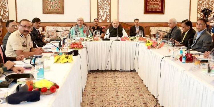 Union Home Minister chairs security review meeting in Srinagar