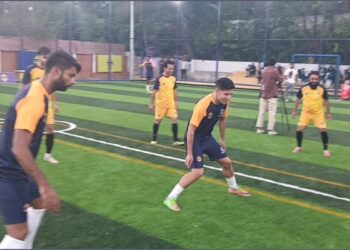 Brothers Set Up New Astro Turf in Kashmir for Football Buffs; Omar Abdullah, Sports Secy Pass Ball