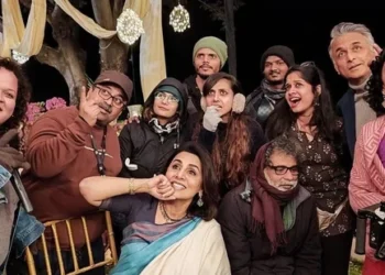 Neetu Kapoor reveals reality behind ‘happy faces’ in pic from set. See here