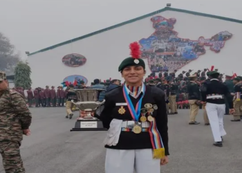 Ulfat Khan becomes first girl cadet to command PM rally.