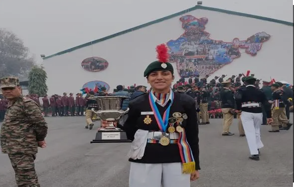 Ulfat Khan becomes first girl cadet to command PM rally.