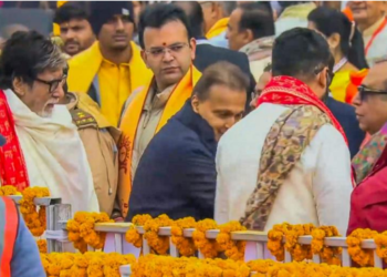 Amitabh Bachchan to Sachin Tendulkar celebrities join Pran Pratistha festivities in Ayodhya