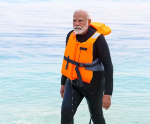 PM Modi shares Glimpses of Snorkelling Adventure in Lakshadweep